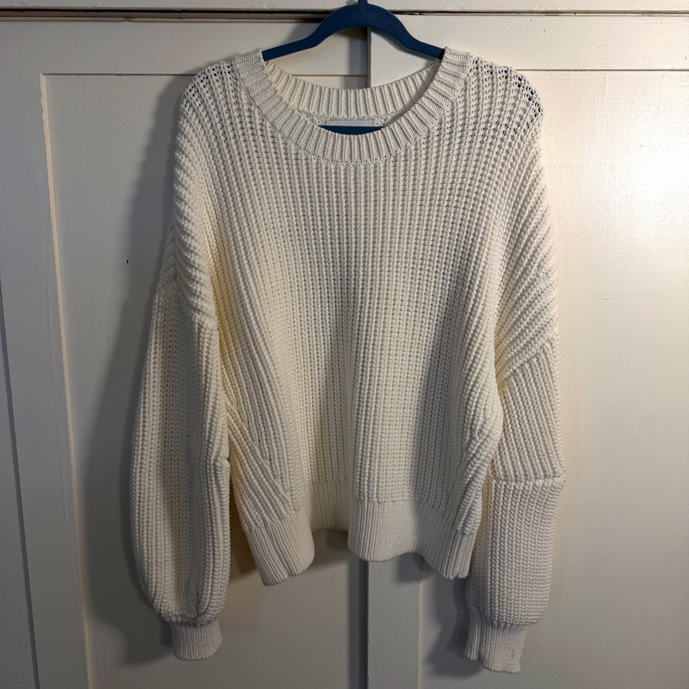 Banana Republic Cream Knit Sweater